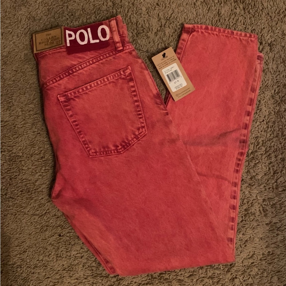 Ralph Lauren Polo Callan High Rise Slim Jeans